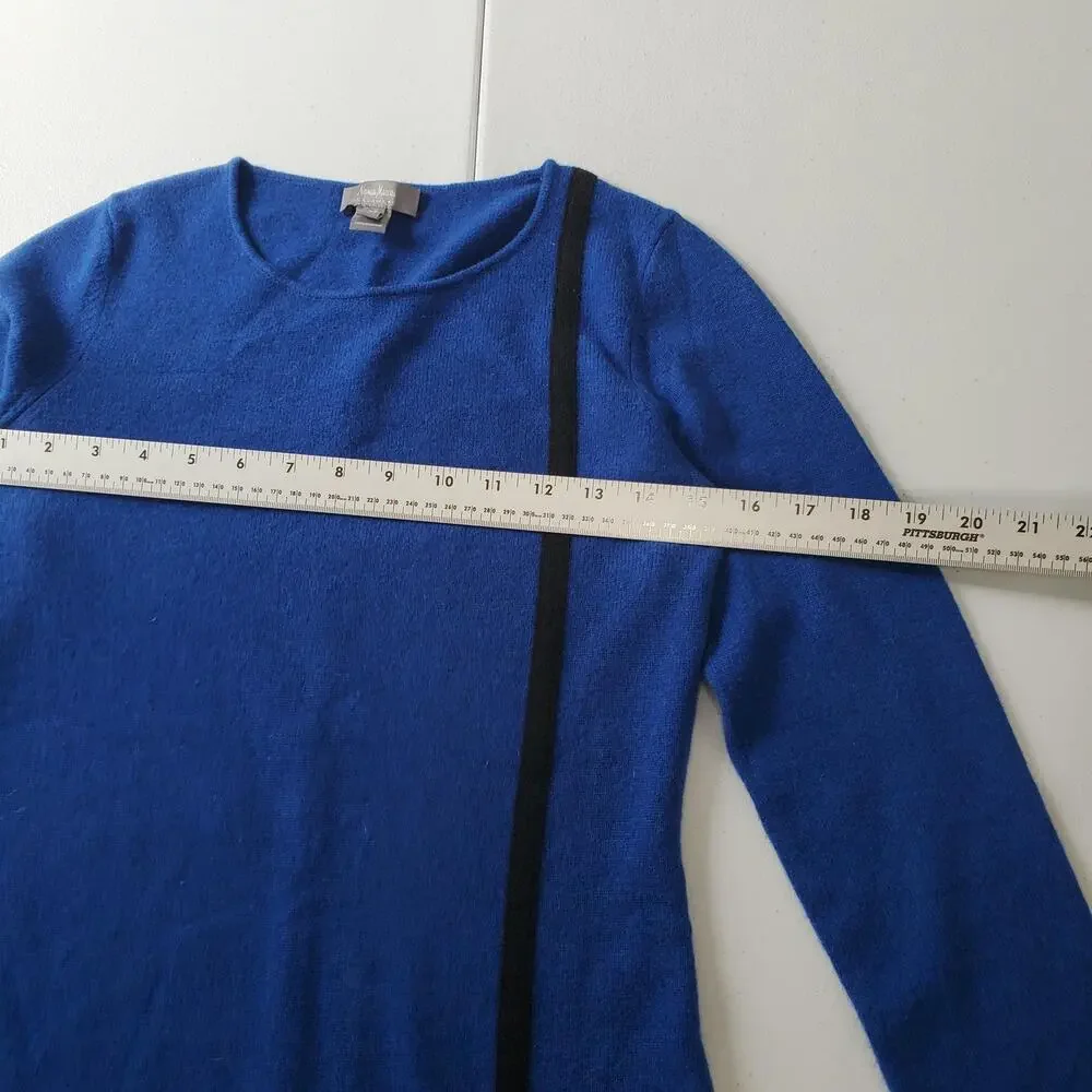 Neiman Marcus Dress Womens XS Cashmere Long Sleeve Sweater Knit Classic Pullover